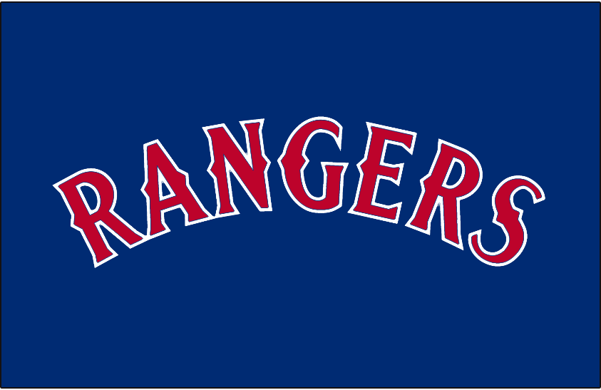 Texas Rangers 1994-2000 Jersey Logo iron on transfers for T-shirts version 2
